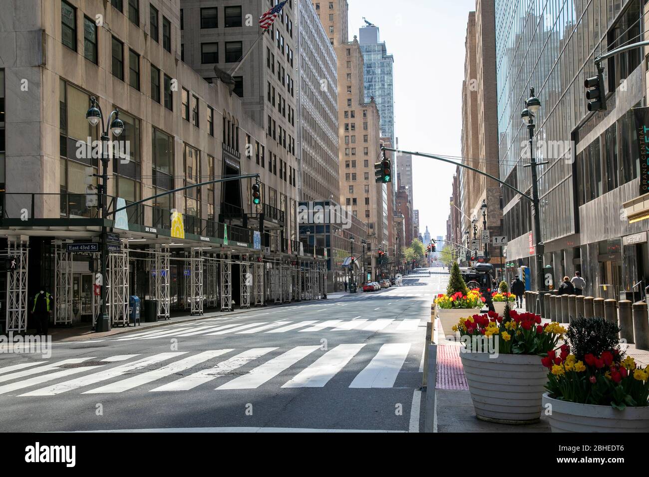 Lexington Avenue alla Grand Central Station, New York. Foto Stock