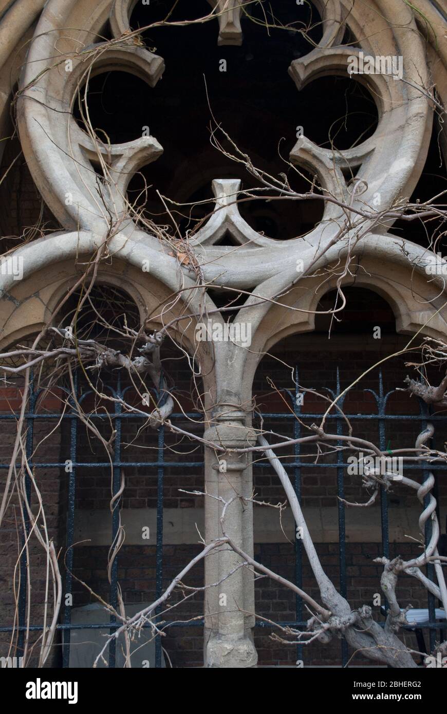 St. Michael's Clergy House and School Room, Leonard Street, London Borough of Hackney, EC2 Foto Stock