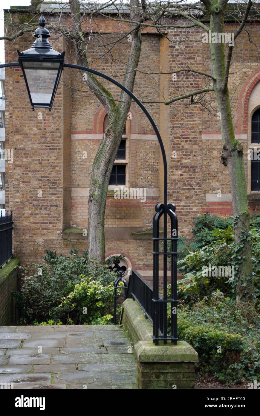 St. Michael's Clergy House and School Room, Leonard Street, London Borough of Hackney, EC2 Foto Stock