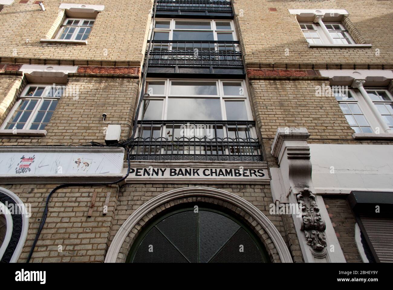 Penny Bank Chambers, Farringdon, Londra EC1M 5RF di William Harrison e Charles Henman Foto Stock