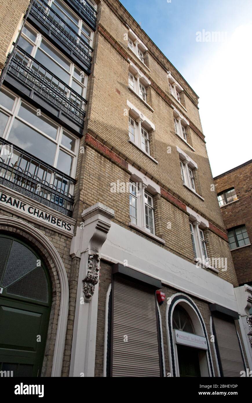 Penny Bank Chambers, Farringdon, Londra EC1M 5RF di William Harrison e Charles Henman Foto Stock