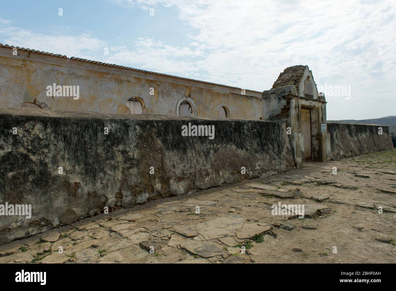 Forte San Pedro a Catumbela Lobito, Angola. Foto Stock
