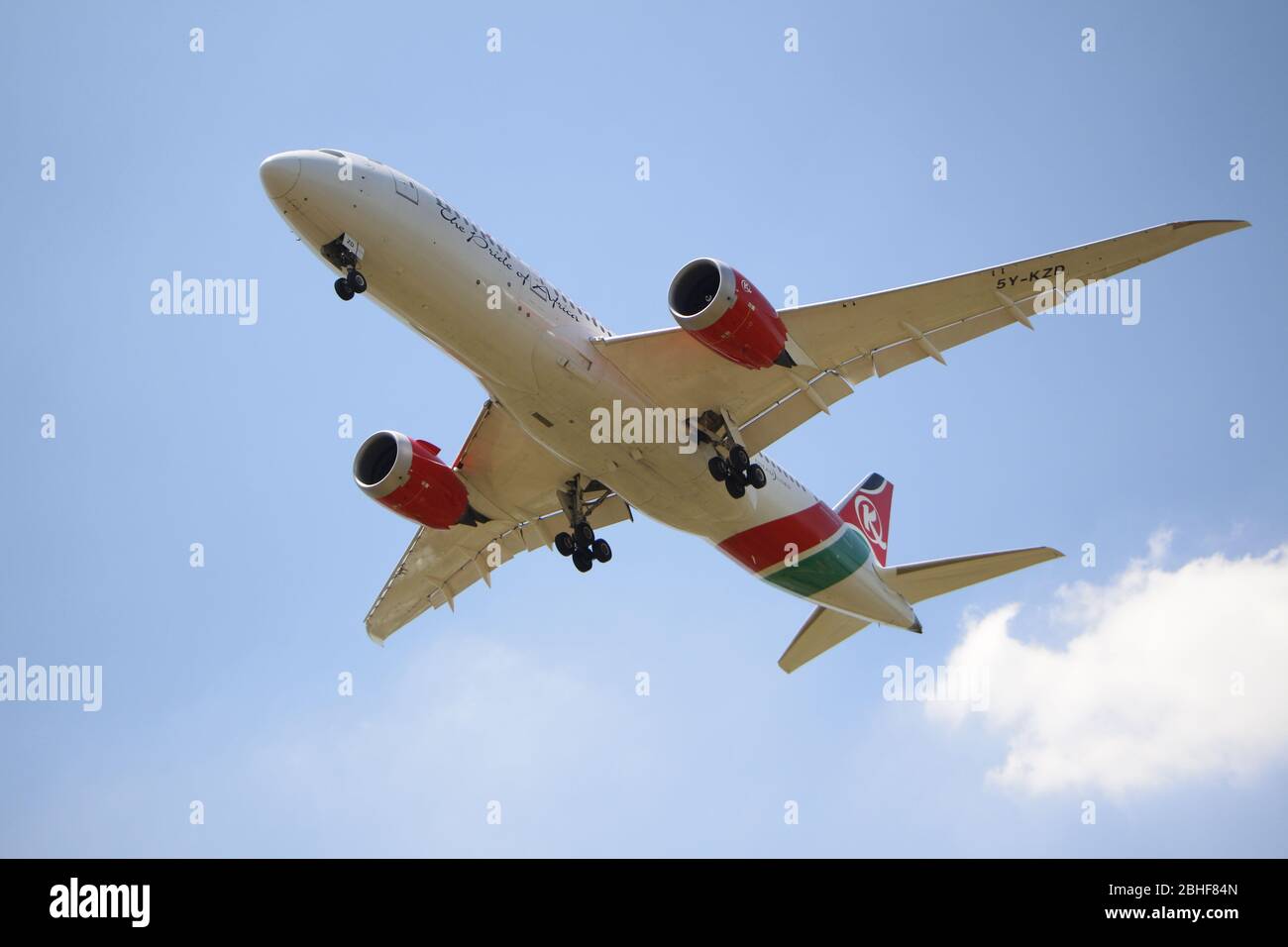 Kenya Airways 5Y-KZD Foto Stock