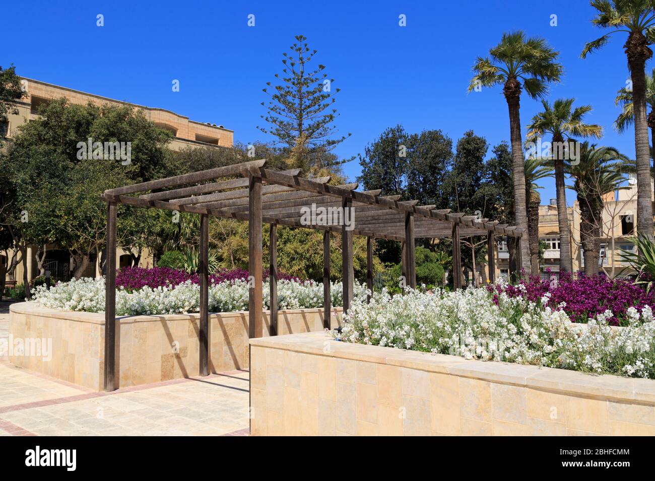 Rundle Garden, Victoria City, Gozo Island, Malta, Europa Foto Stock
