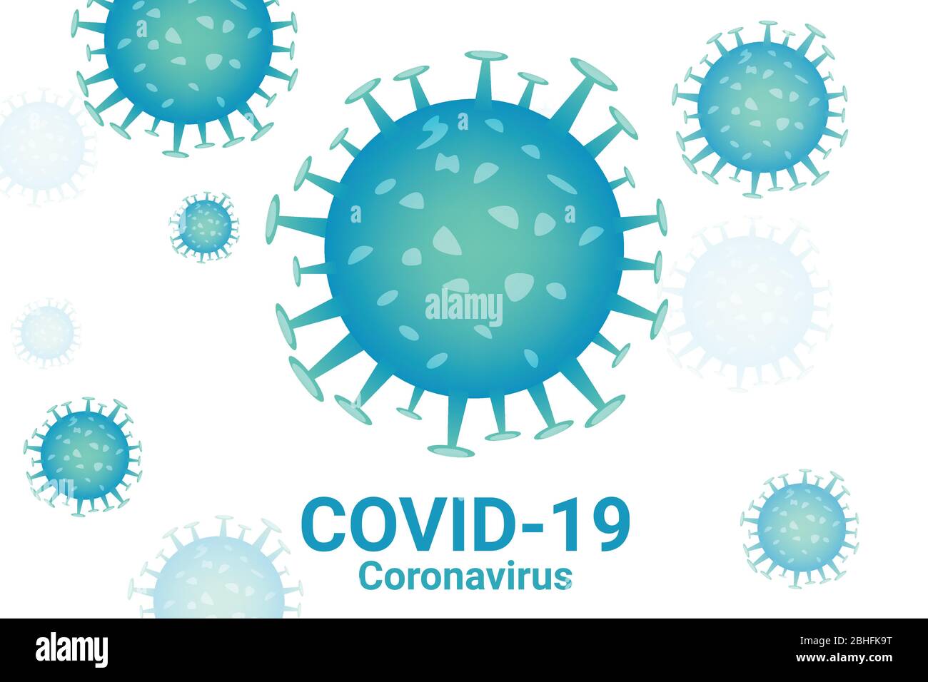 Covid-19 icona della malattia di Coronavirus. File vettoriale di sfondo iconico del virus Corona, facile da modificare file vettoriale del coronavirus Illustrazione Vettoriale