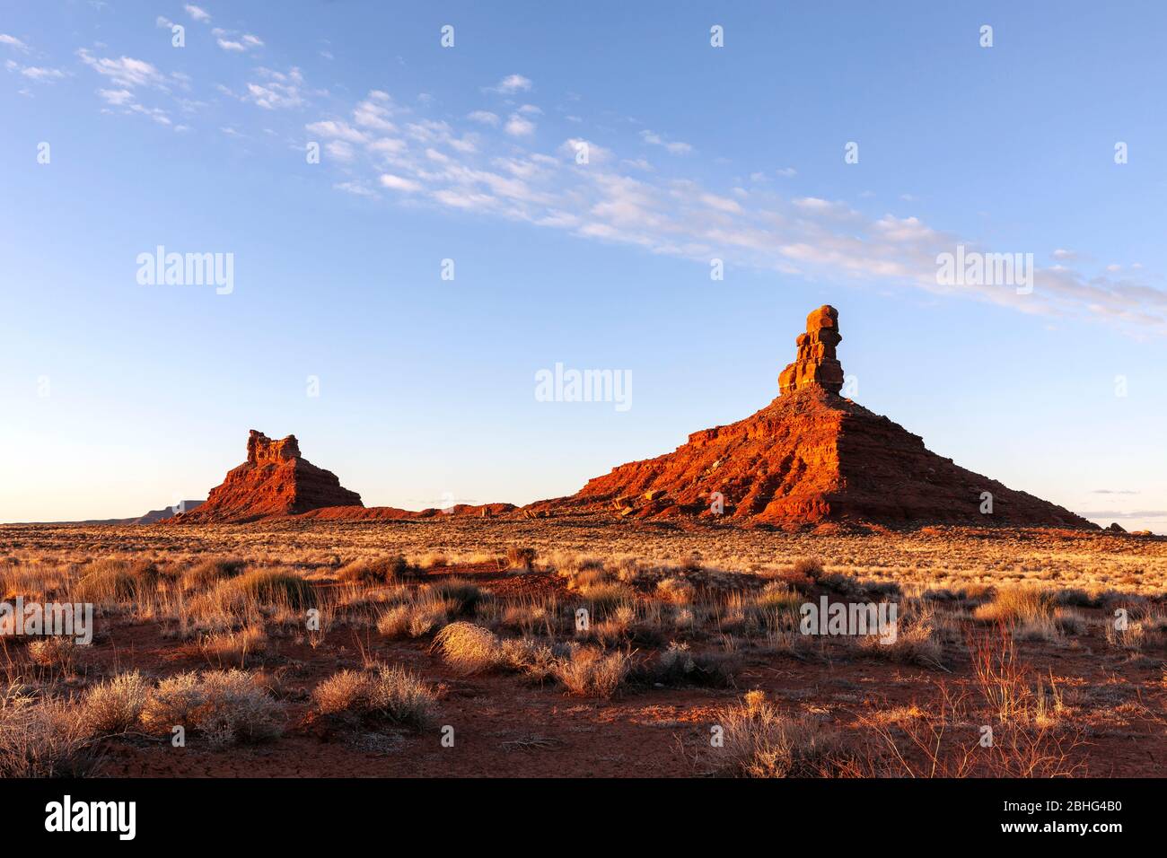 UT00542-00...UTAH - Buttes nella Valle degli dei, Contea di San Juan, Bureau of Land Management. Foto Stock