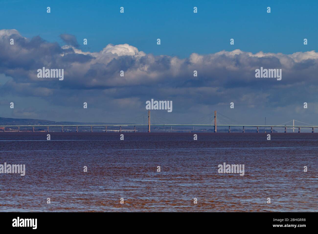 I vecchi e nuovi attraversamenti di severn Foto Stock