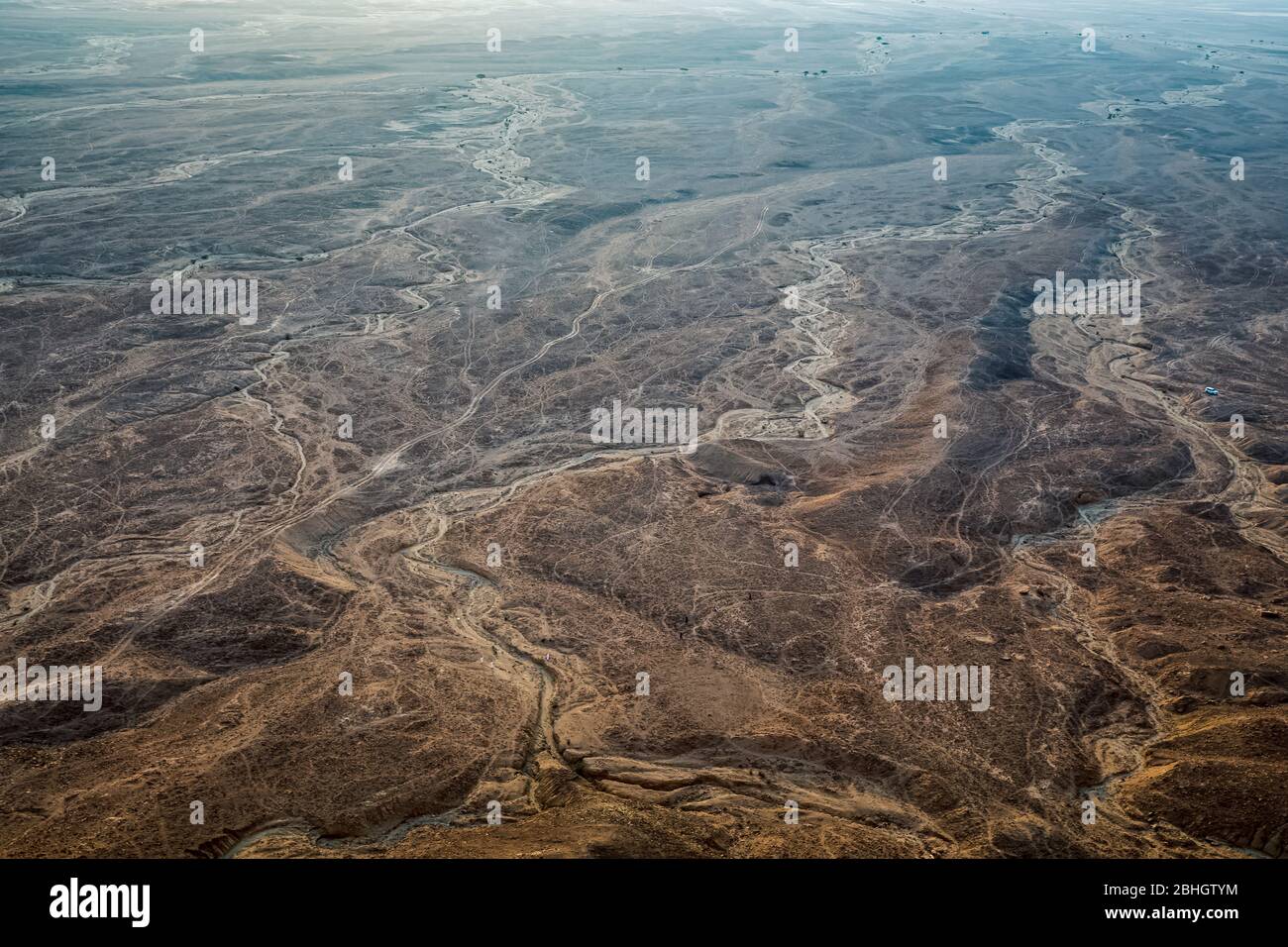Edge of the World, un punto di riferimento naturale e popolare destinazione turistica vicino Riyadh -Arabia Saudita. Foto Stock