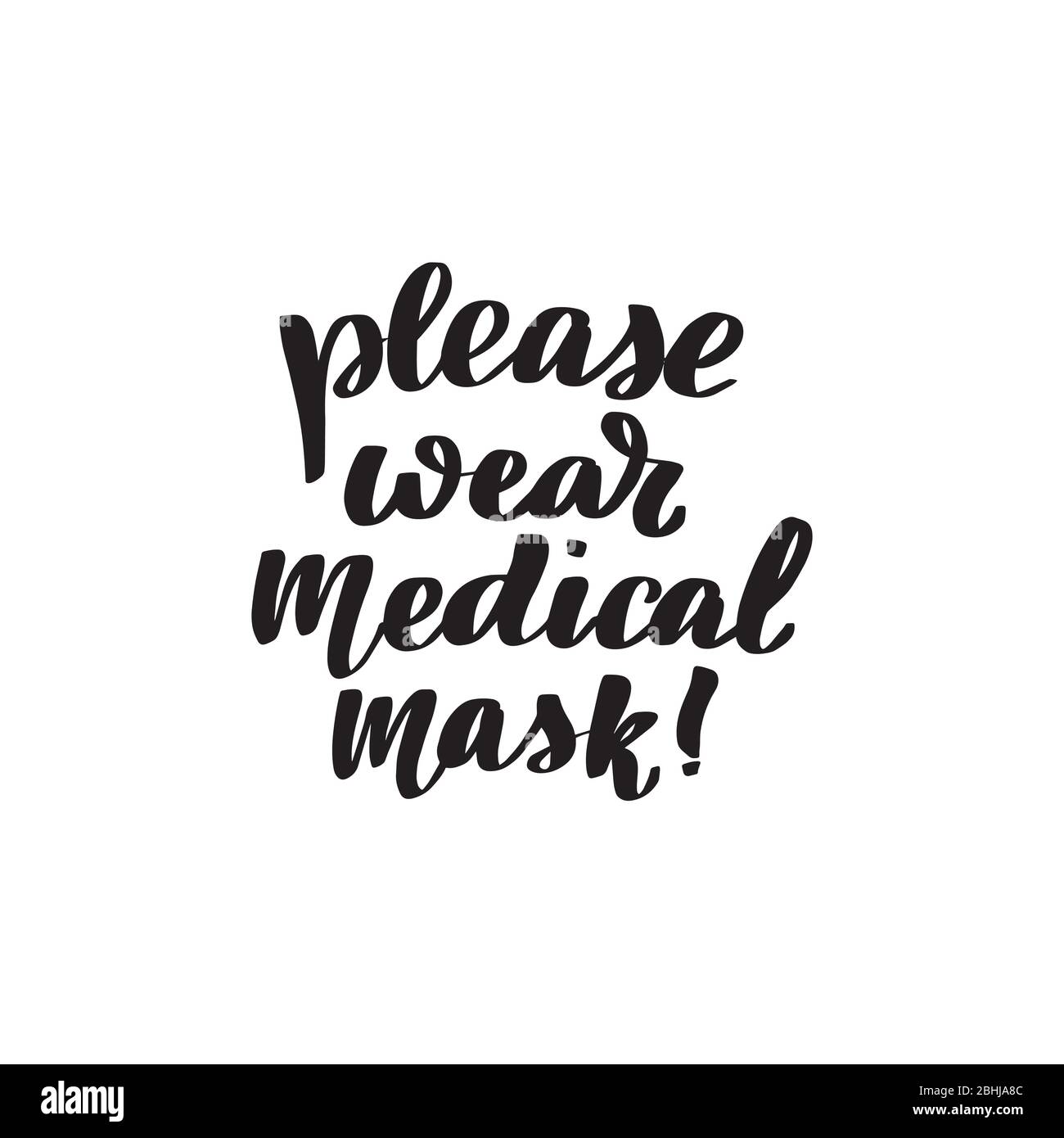 Vettore illustrazione di calligrafia isolati su sfondo bianco. Illustrazione Vettoriale