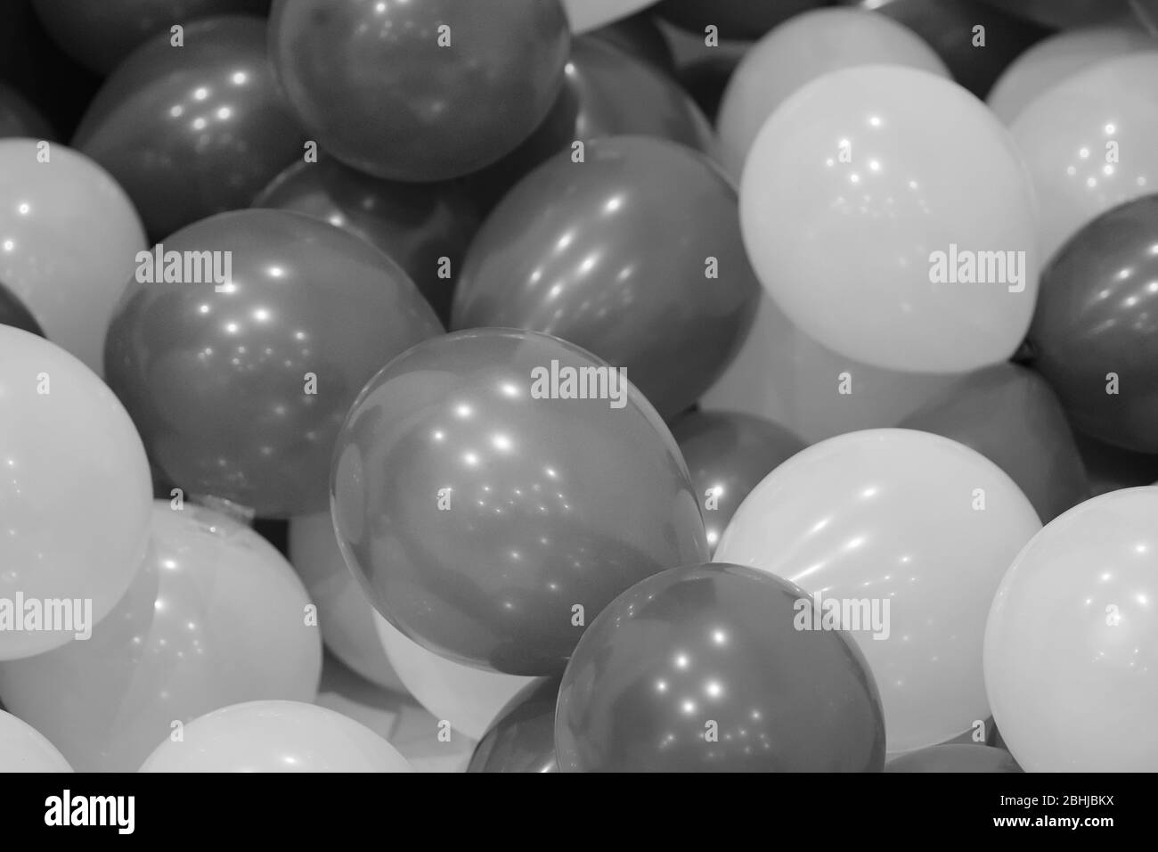 Macro sfondo texture di colorati palloncini di gomma Foto Stock