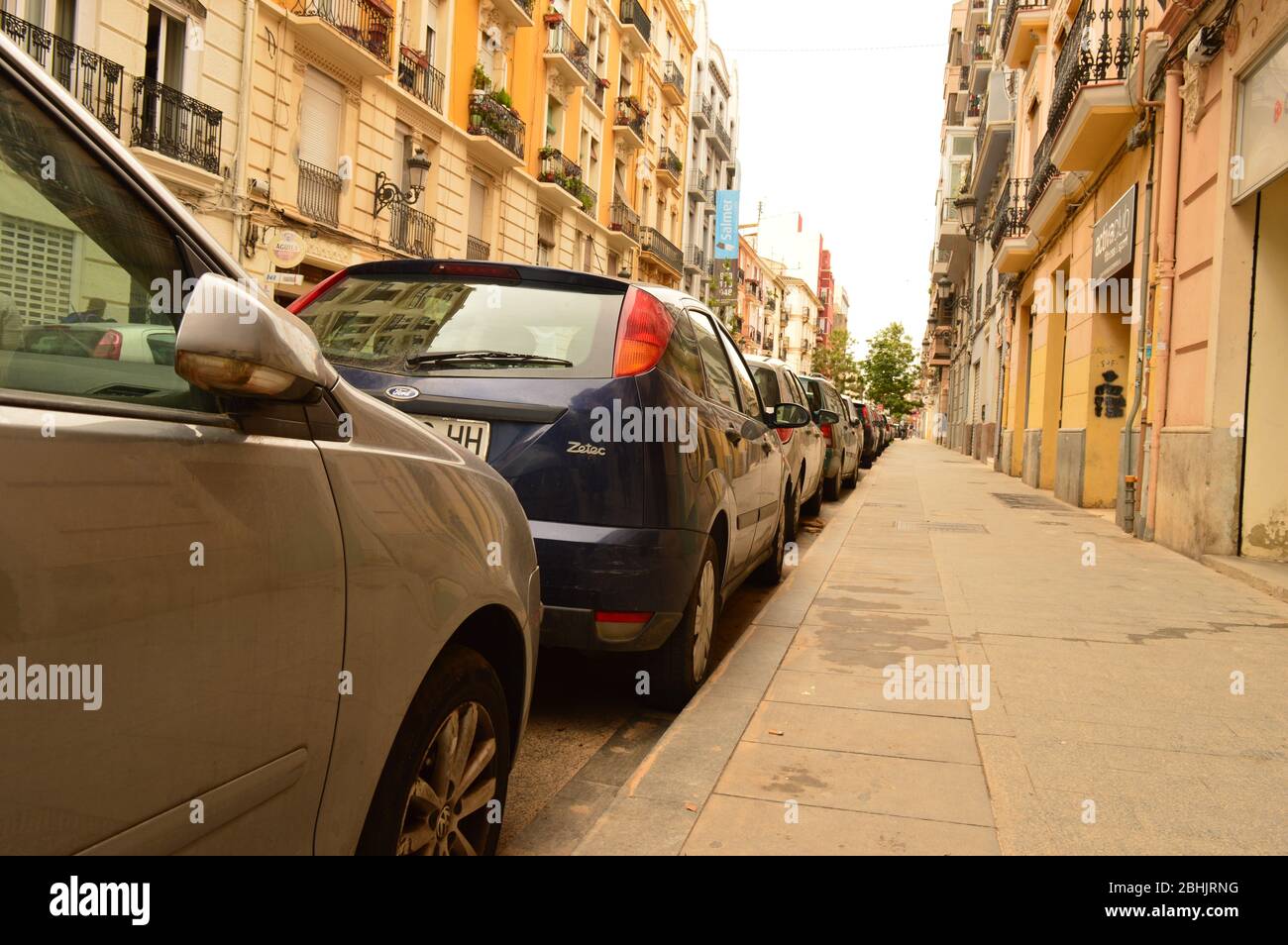 Valencian Street Scene Foto Stock