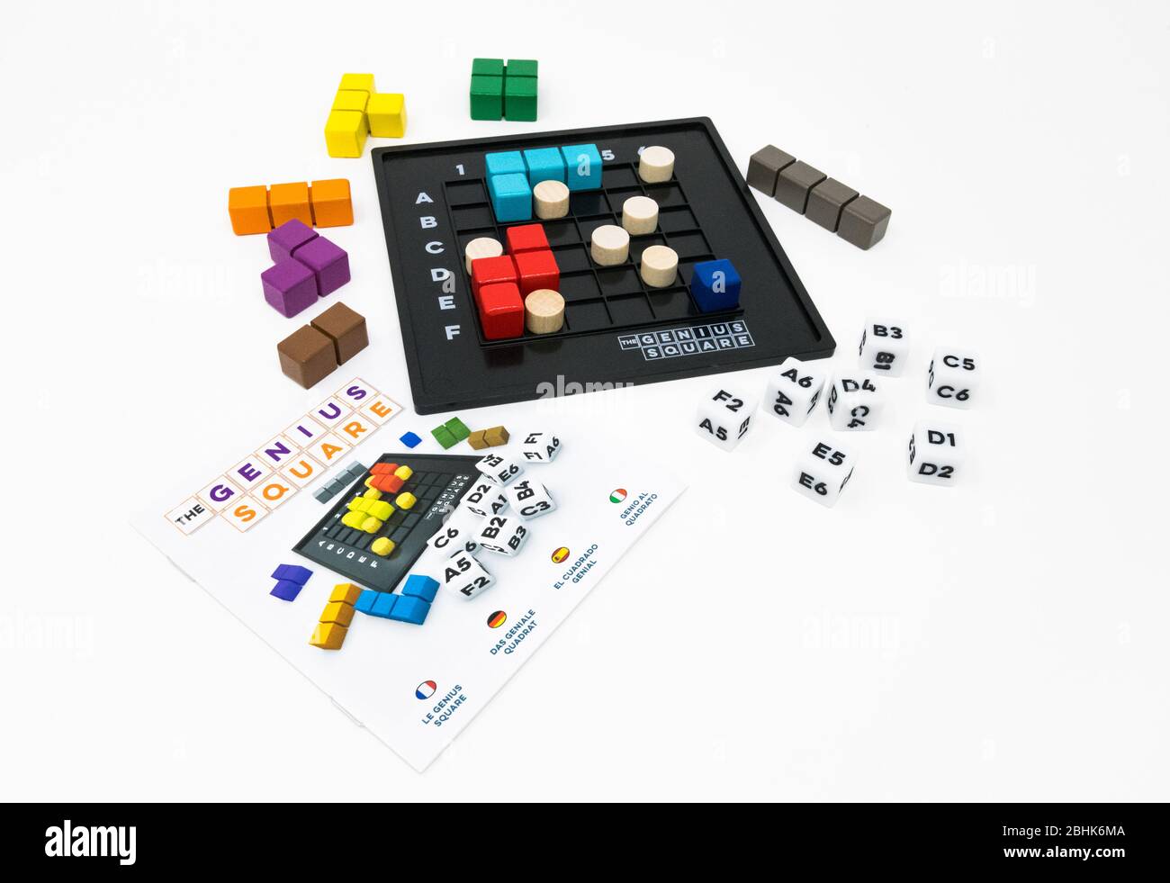 Il puzzle game "Genius Square". Foto Stock