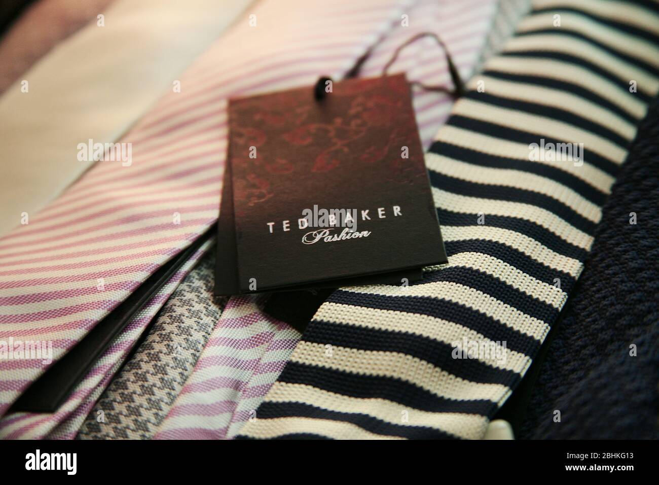 Ted Baker tag su abbigliamento Foto Stock