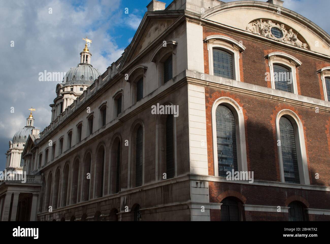 Unesco Inglese architettura Barocca Vecchio Collegio Navale reale, King William Walk, Greenwich, Londra SE10 9NN di Sir Christopher Wren John Vanbrugh Foto Stock