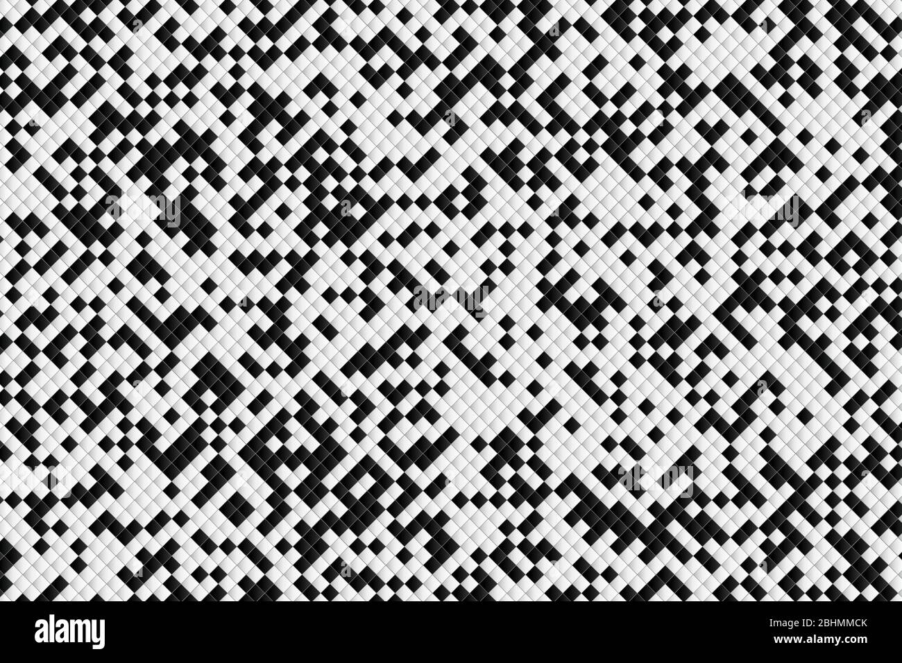 Disegno quadrato astratto di sfondo bianco e nero. Decorare per annunci, poster, grafica, template. Illustrazione vettori10 Illustrazione Vettoriale