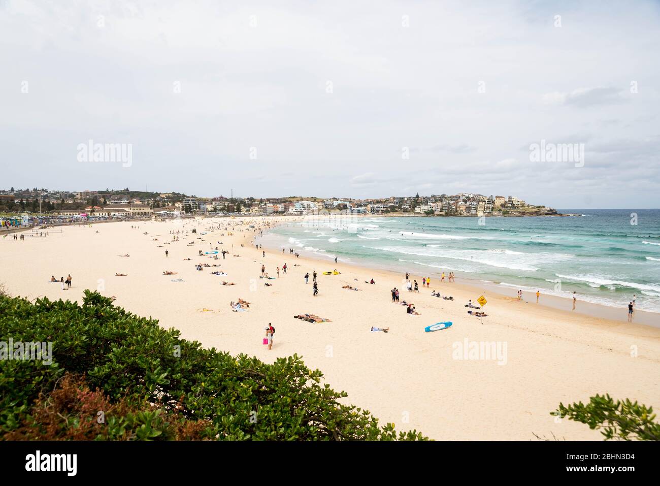 Bondi Beach a Sydney Australia in una giornata di sole Foto Stock