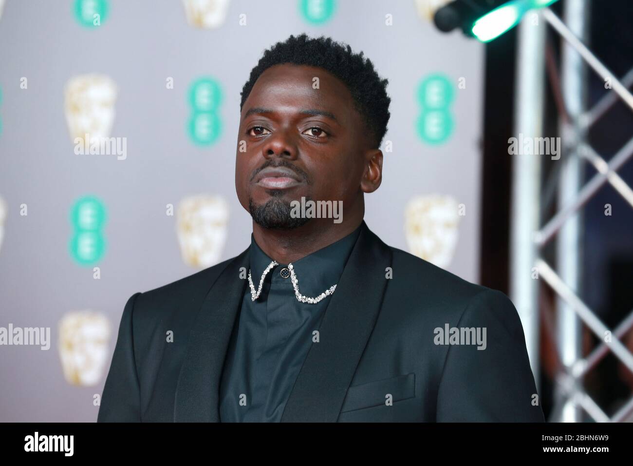 Daniel Kaluya partecipa all'EE British Academy Film Awards 2020 presso la Royal Albert Hall il 02 febbraio 2020 a Londra, Regno Unito. Foto Stock