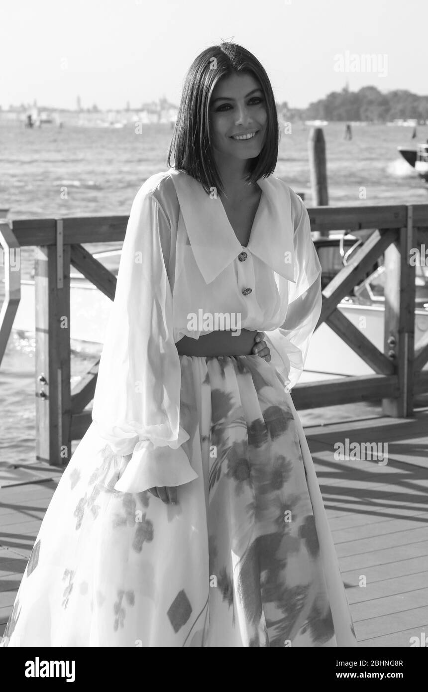 VENEZIA, ITALIA - 05 SETTEMBRE: Alessandra Mastronardi è presente durante il 75° Festival del Cinema di Venezia il 5 settembre 2018 a Venezia Foto Stock