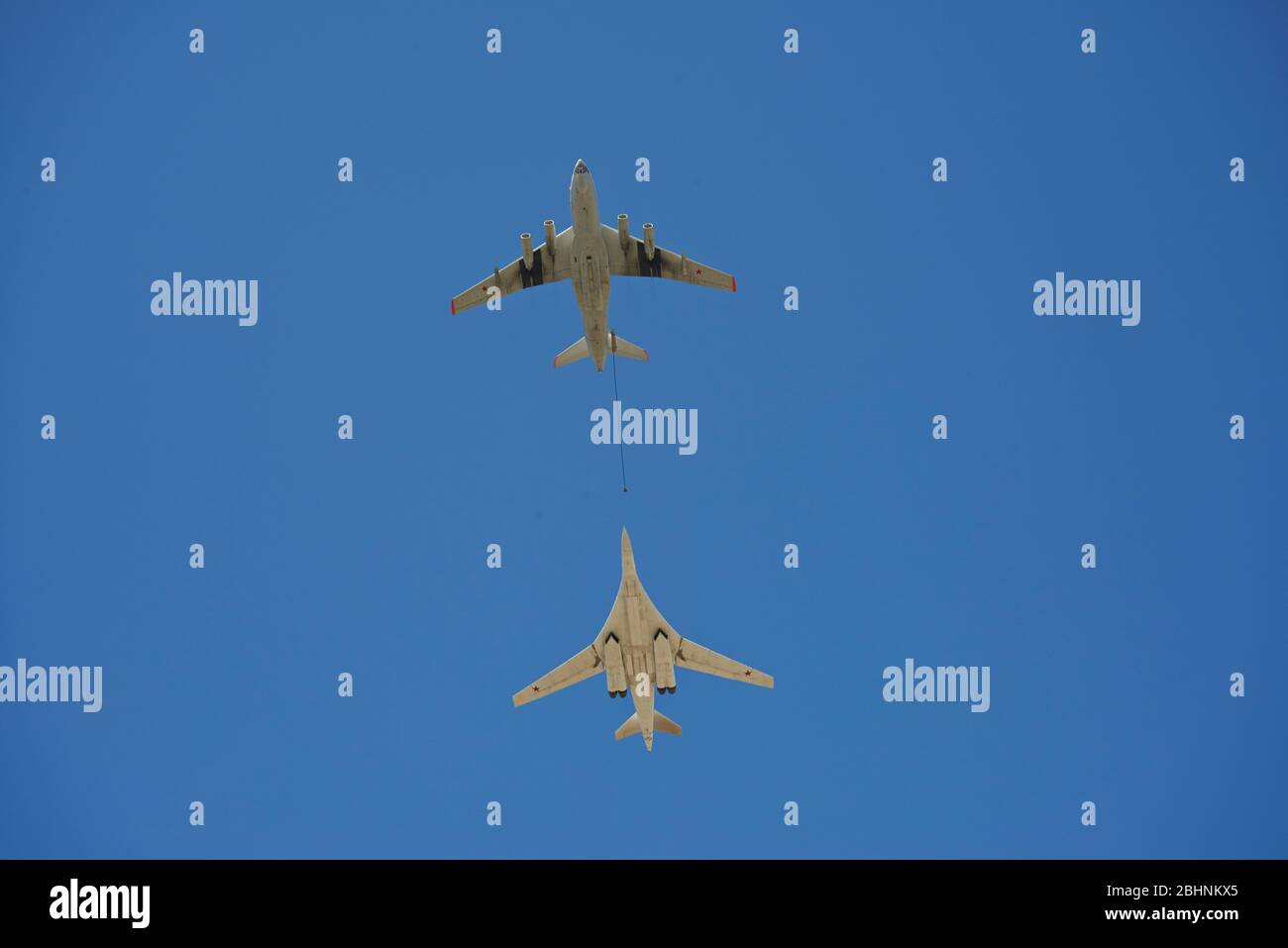 Parata militare a Mosca Foto Stock