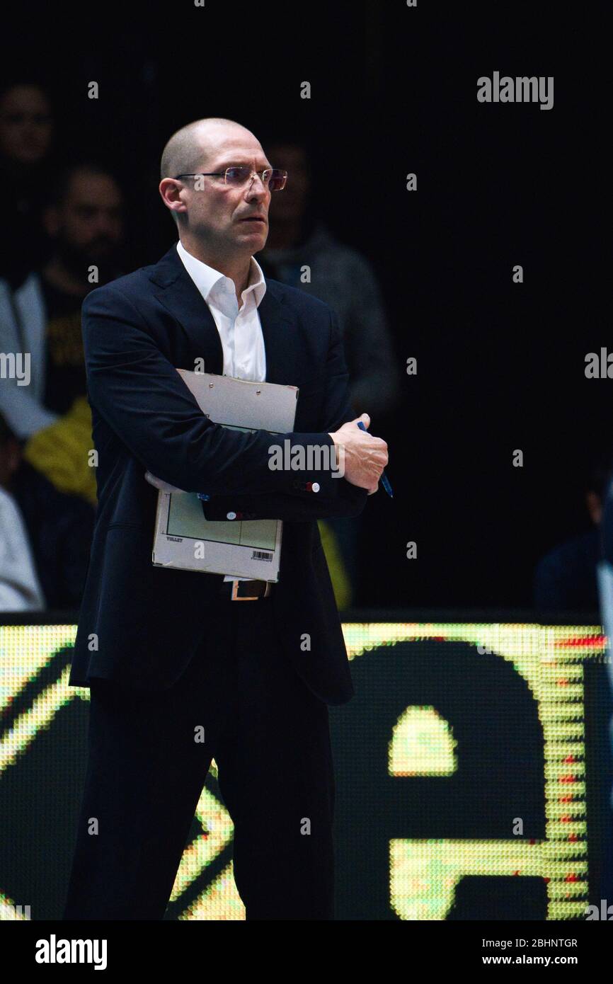 roberto piazza (allianz milano) durante il Volley Italiano Superlega Serie A stagione 2019/20, , modena, Italia, 01 Jan 2020 Foto Stock