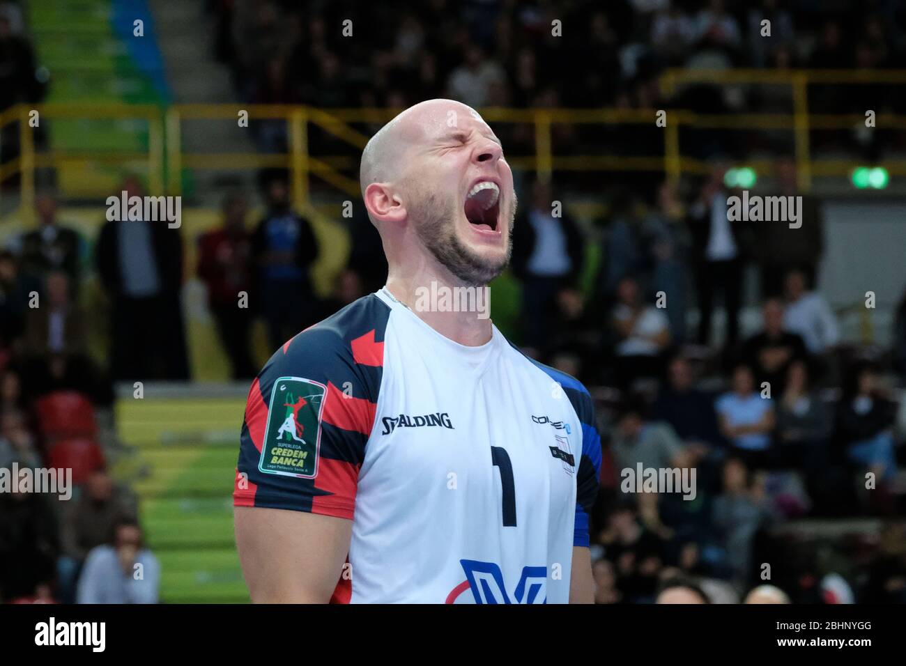 Verona, Italia. 1 gennaio 2020. Verona, Italy, AGSM ForumÃ¢â‚¬'¹, 01 Jan 2020, Bartosz Kurek (1) vero Volley Monza durante - Credit: LM/Roberto Tommasini Credit: Roberto Tommasini/LPS/ZUMA Wire/Alamy Live News Foto Stock