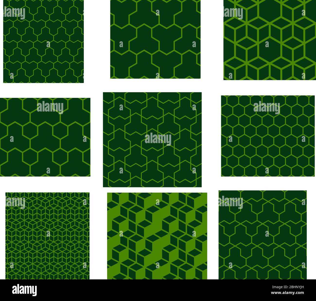 Questa è un'illustrazione del modello giapponese senza giunture che rappresenta il guscio della tartaruga Illustrazione Vettoriale