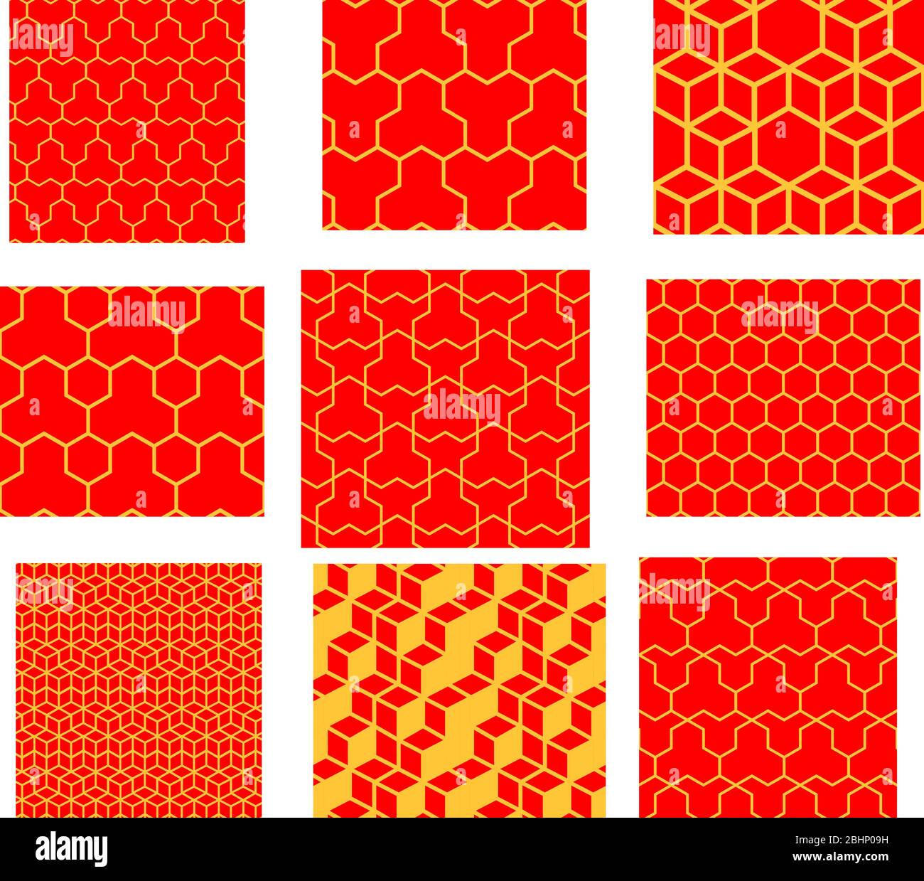 Questa è un'illustrazione del modello giapponese senza giunture che rappresenta il guscio della tartaruga Illustrazione Vettoriale