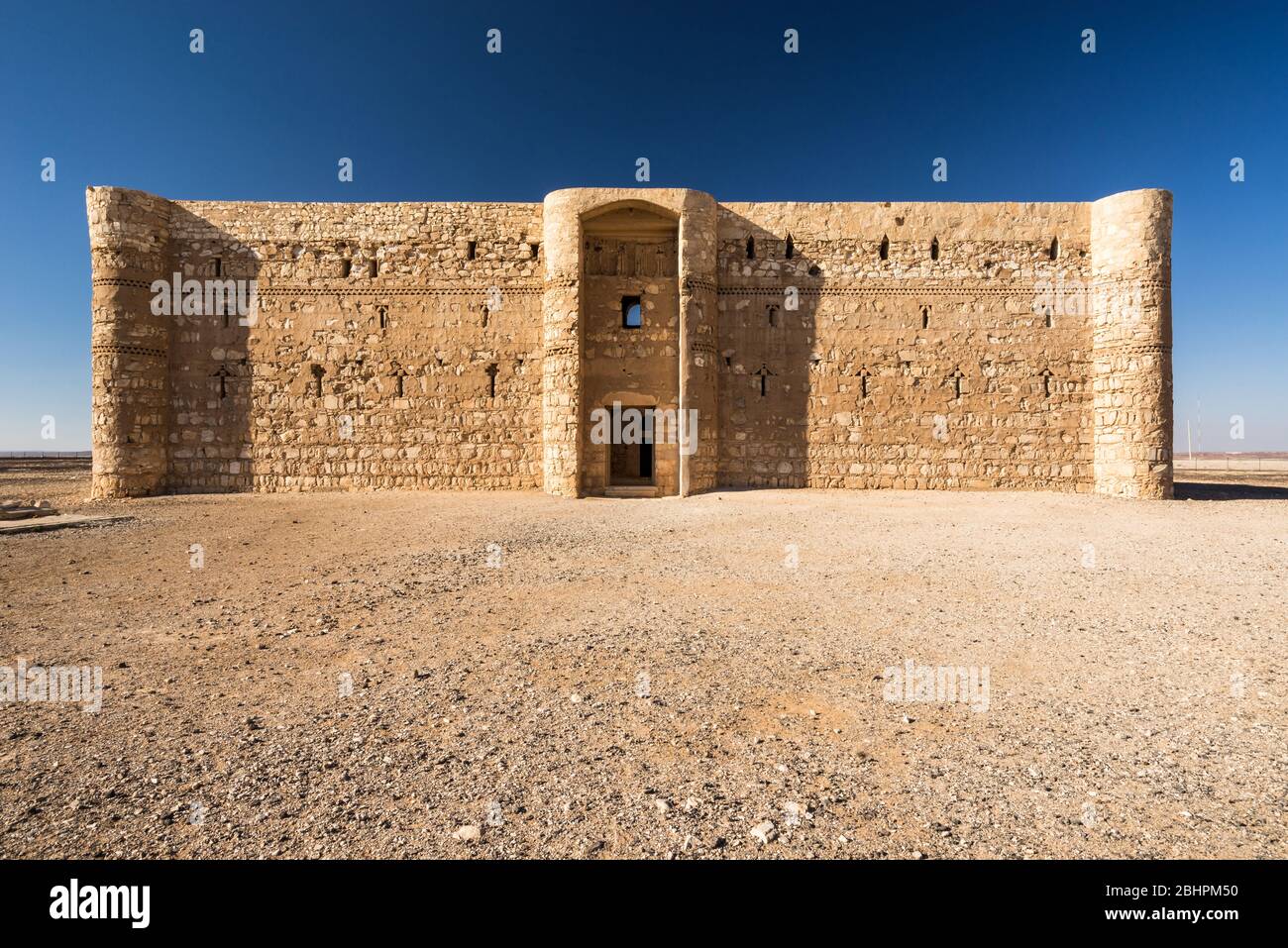 Qasr al-Kharanah in Giordania, nessun popolo Foto Stock