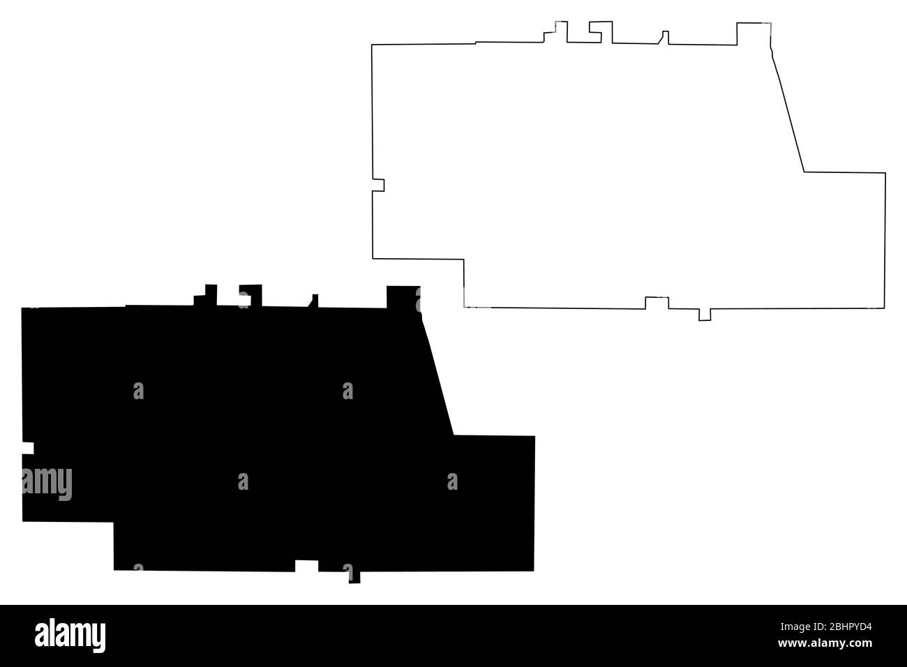 Pickens County, Georgia (Stati Uniti, Stati Uniti d'America, Stati Uniti, Stati Uniti, Stati Uniti) mappa illustrazione vettoriale, schizzo di scarabocchio mappa Pickens mappa Illustrazione Vettoriale