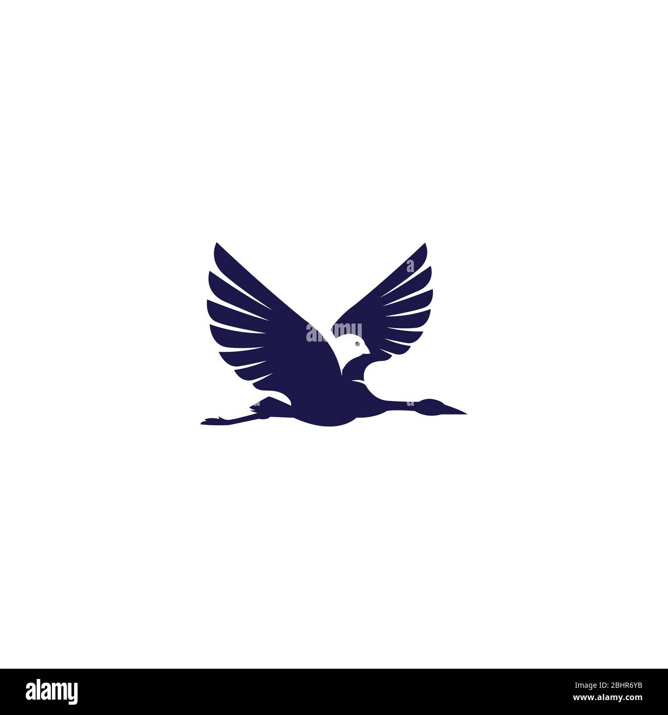 gru e finch . l'uccello finch nel gabbiano , un'amicizia obiettivi Illustrazione Vettoriale