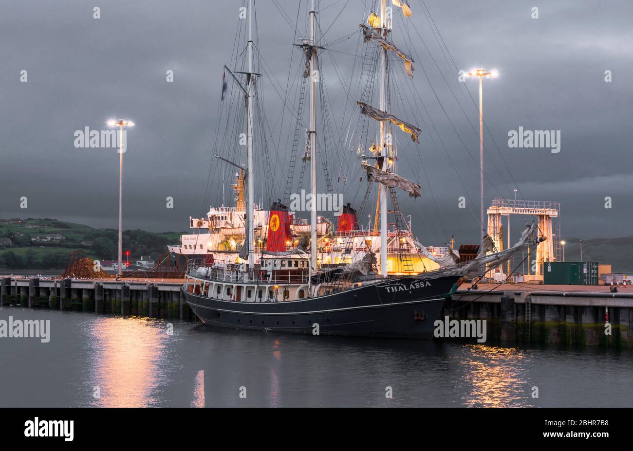 Porto di Campbeltown, Kintyre, Argyll Foto Stock
