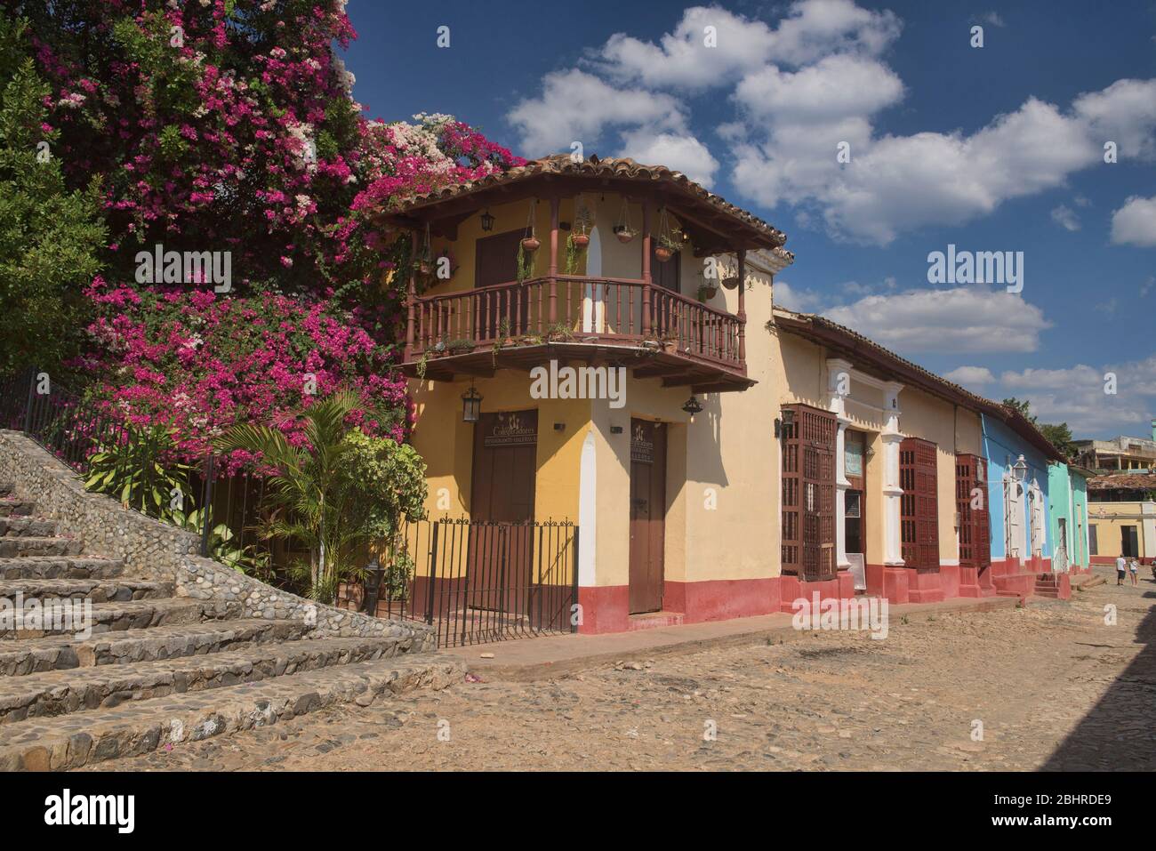 Scene di strada di Trinidad, Cuba, Patrimonio dell'Umanità dell'UNESCO Foto Stock