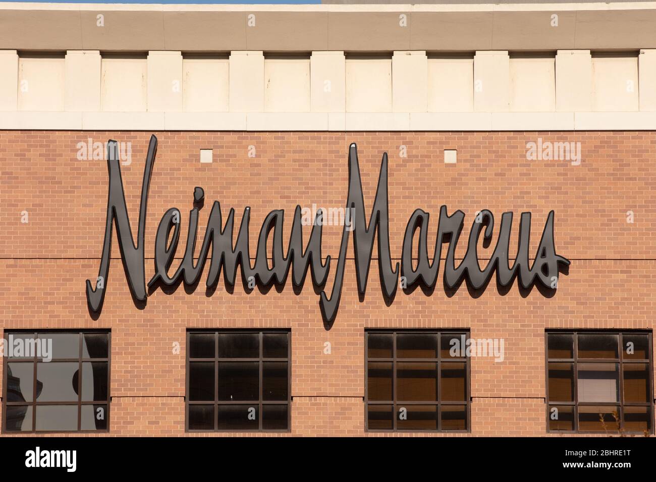 USA, 26 aprile 2020, Neiman Marcus ritiene che Filing per fallimento dopo la chiusura dei negozi a causa della Pandemia del virus Corona Foto Stock