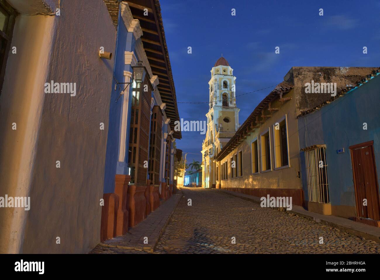 Torre di San Francesco d'Assisi Convento e Chiesa nel Patrimonio Mondiale dell'UNESCO Trinidad, Cuba Foto Stock