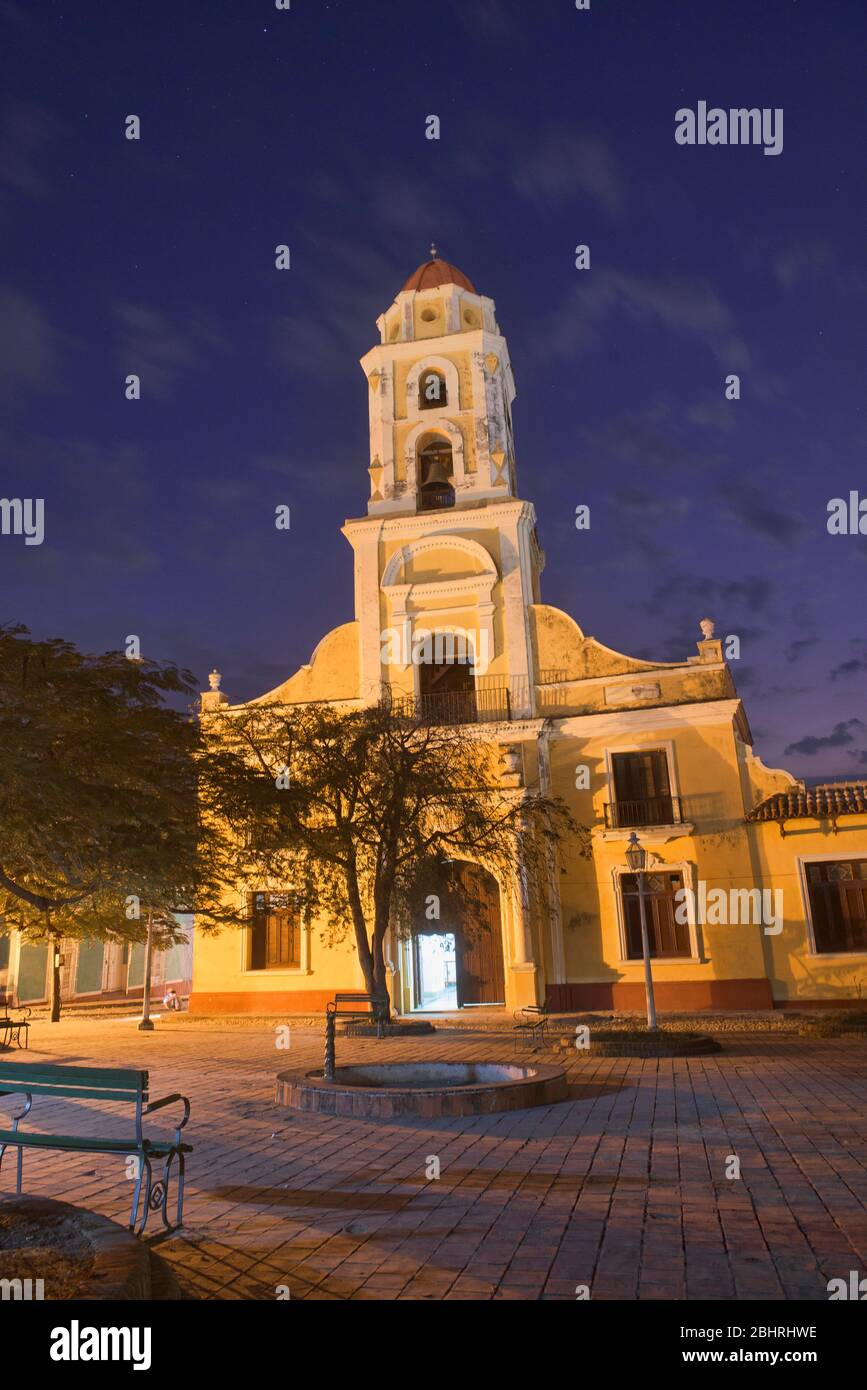 Torre di San Francesco d'Assisi Convento e Chiesa nel Patrimonio Mondiale dell'UNESCO Trinidad, Cuba Foto Stock