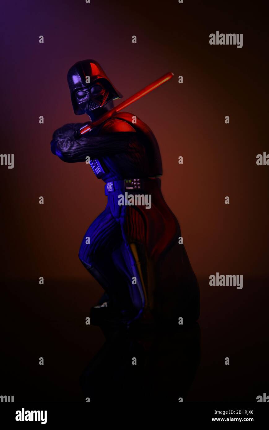 Star Wars - Darth Vader bambini profumato sparatutto con luci da studio Foto Stock