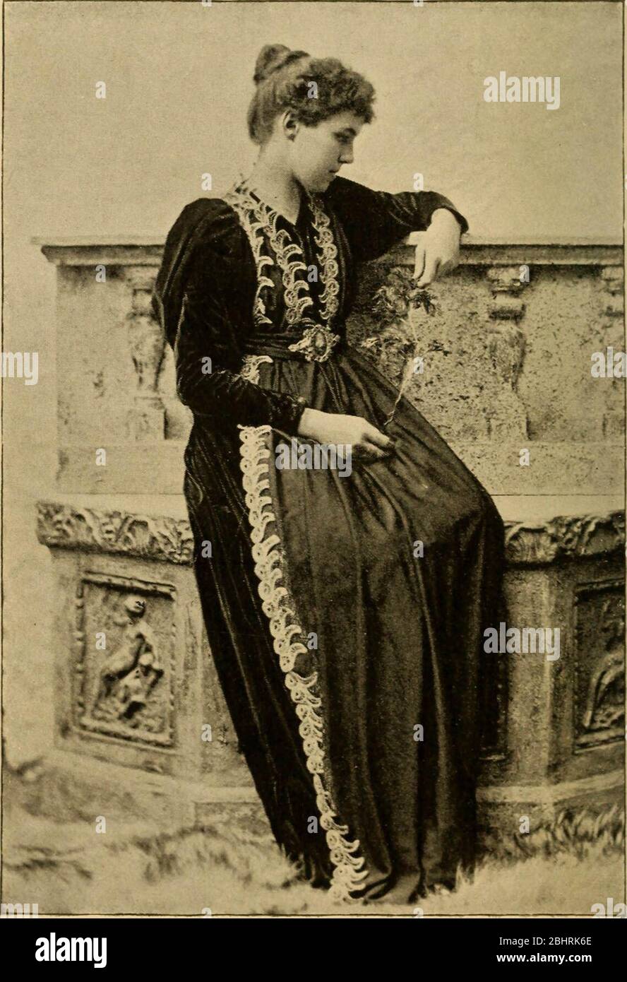 "La donna ben vestita: Uno studio sull'applicazione pratica dell'abbigliamento delle leggi della salute, dell'arte e della morale" (1892) Foto Stock