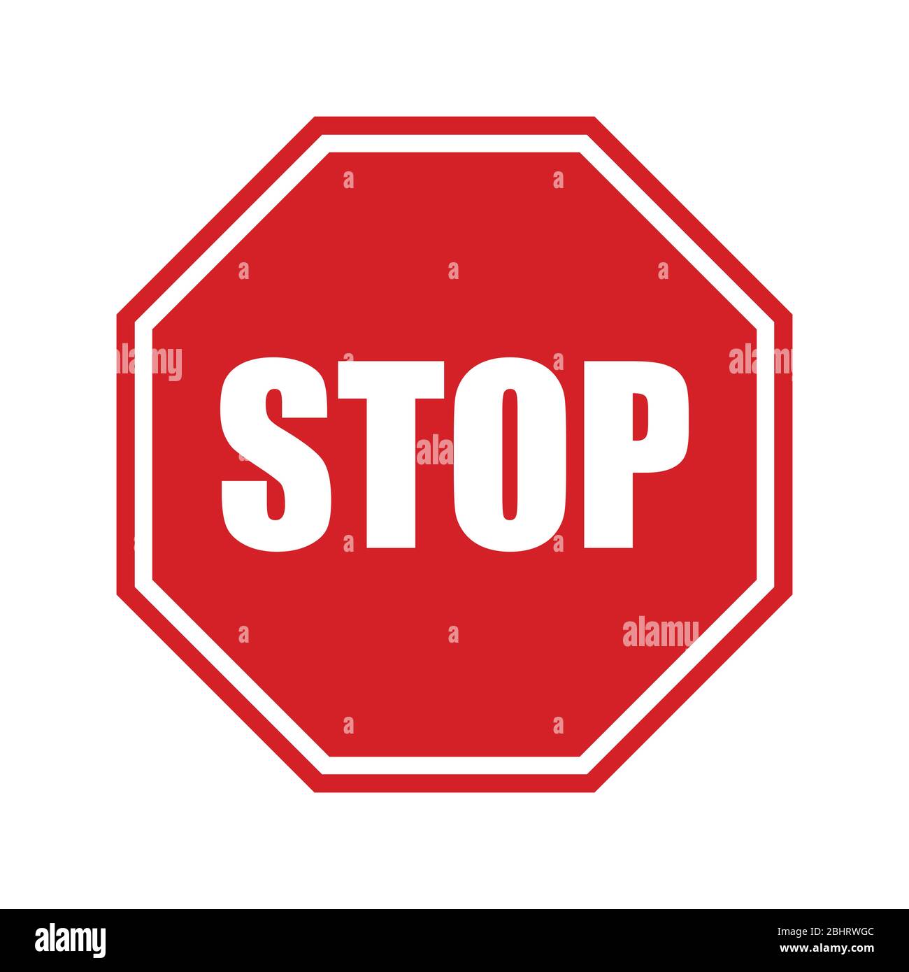Stop Sign Vector Stock Illustration (immagine del vettore di segnale di Illustrazione Vettoriale