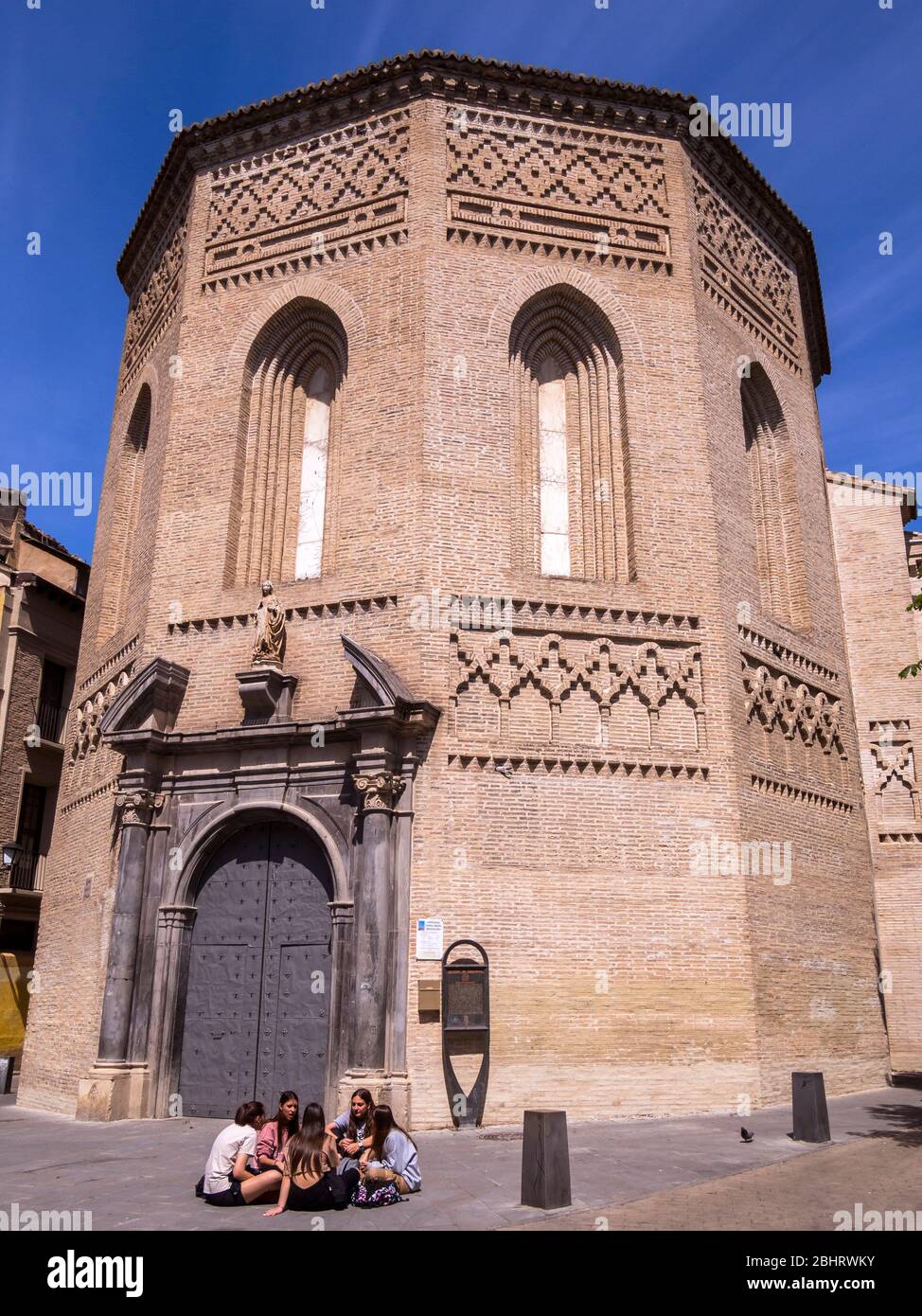 Iglesia de Santa María Magdalena. Saragozza. Aragón. España Foto Stock