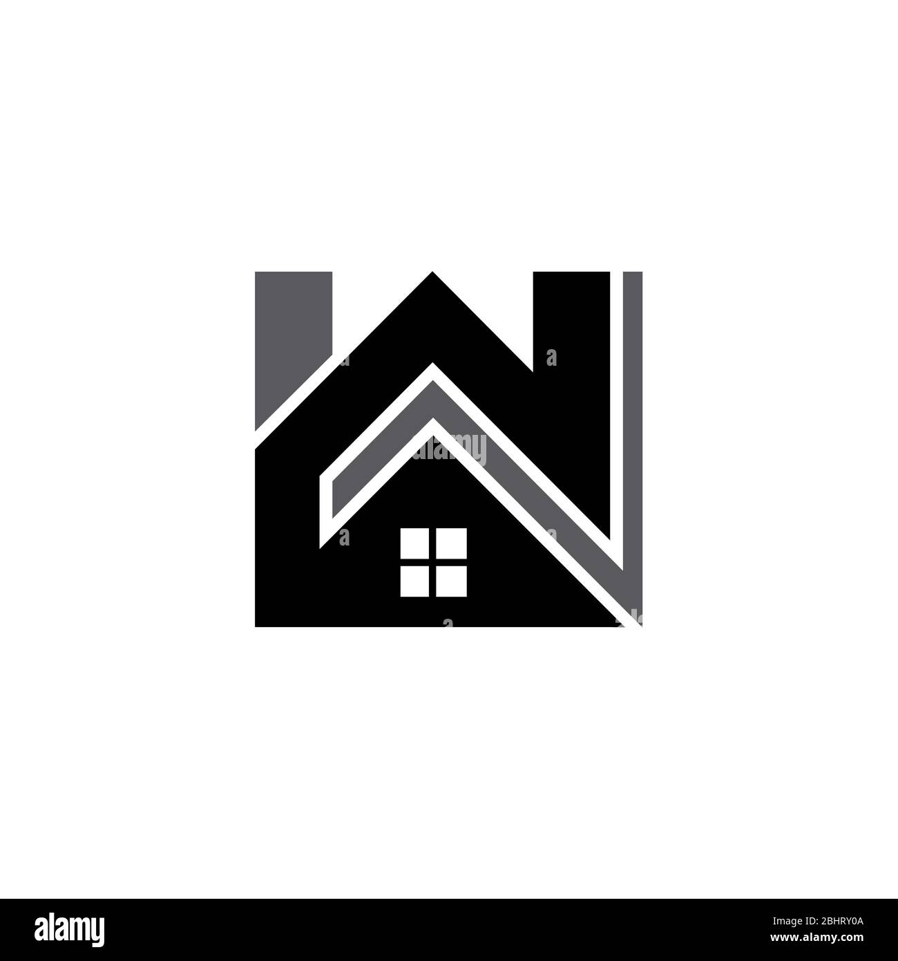 Logo creativo costruzione, casa, immobiliare, architettura, casa icona vettoriale, isolato su sfondo bianco. Illustrazione Vettoriale