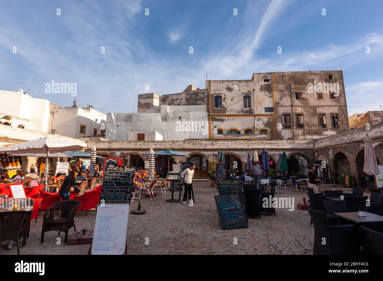 Place du Marché aux Grains, Essaouira, Marocco Foto Stock