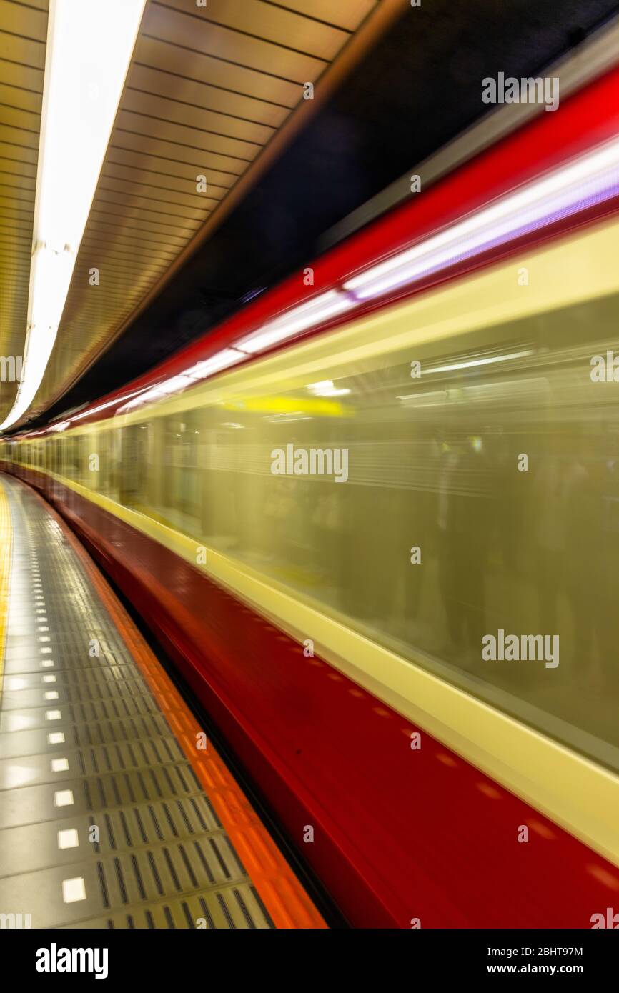 Stazione ferroviaria di Tokyo in Giappone Foto Stock