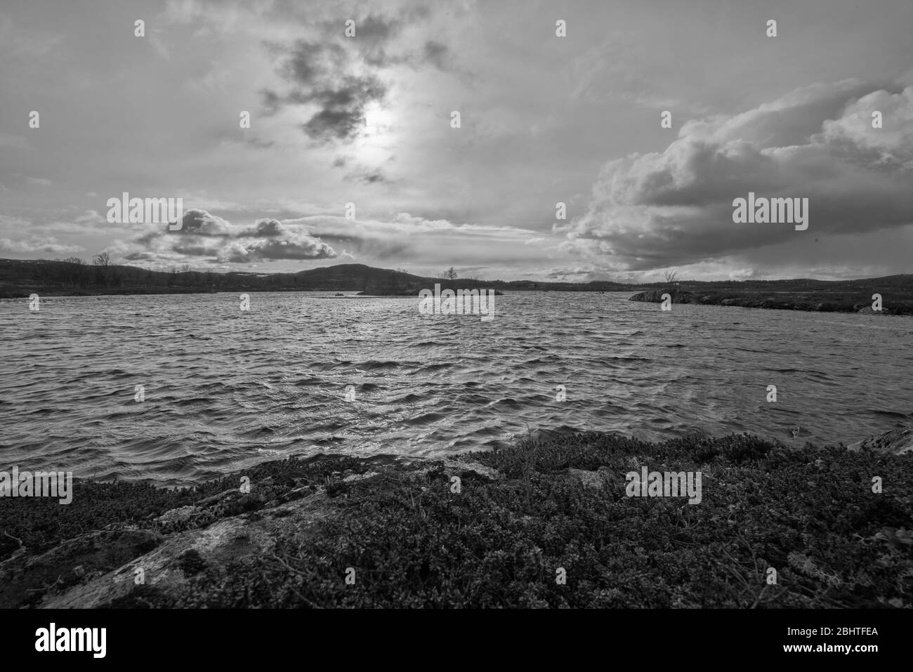 Lago di montagna Foto Stock