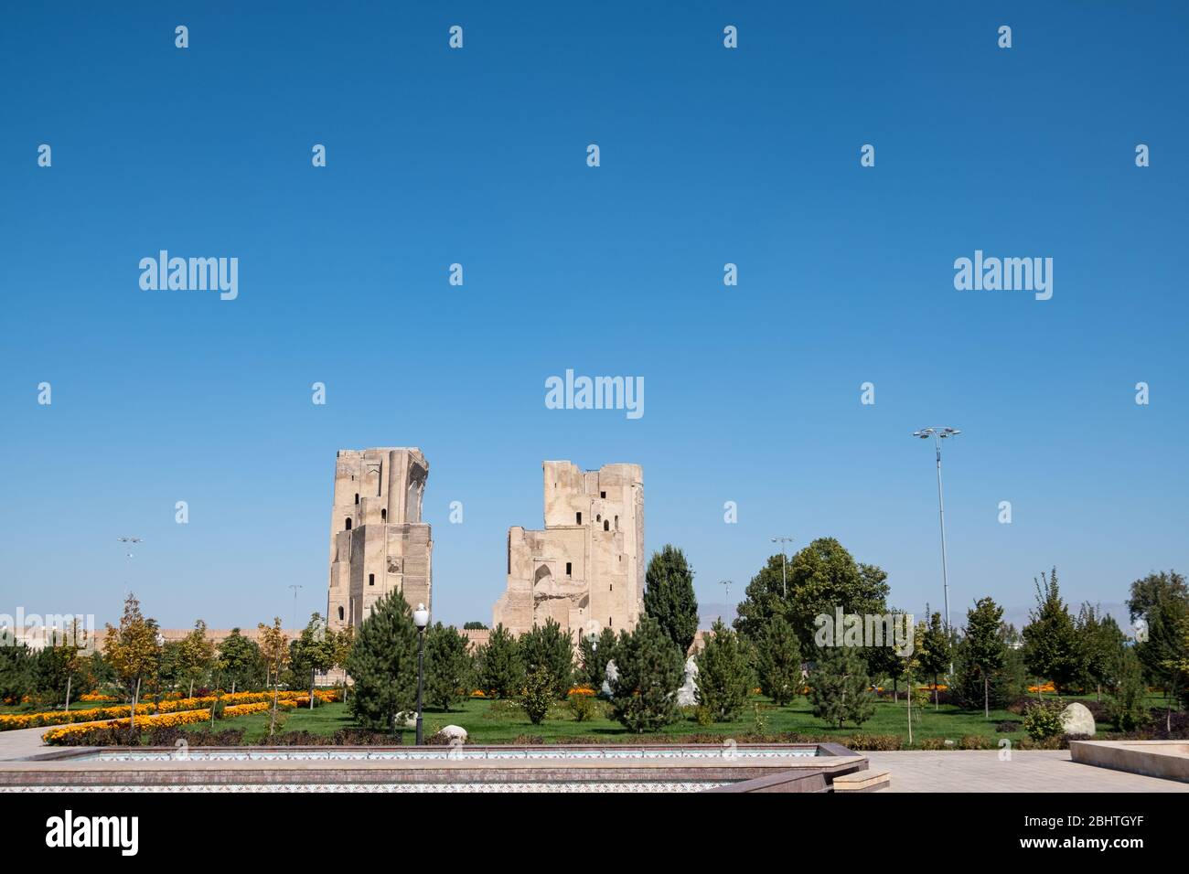 AK-Saray Palace, Shahrisabz, Uzbekistan Foto Stock