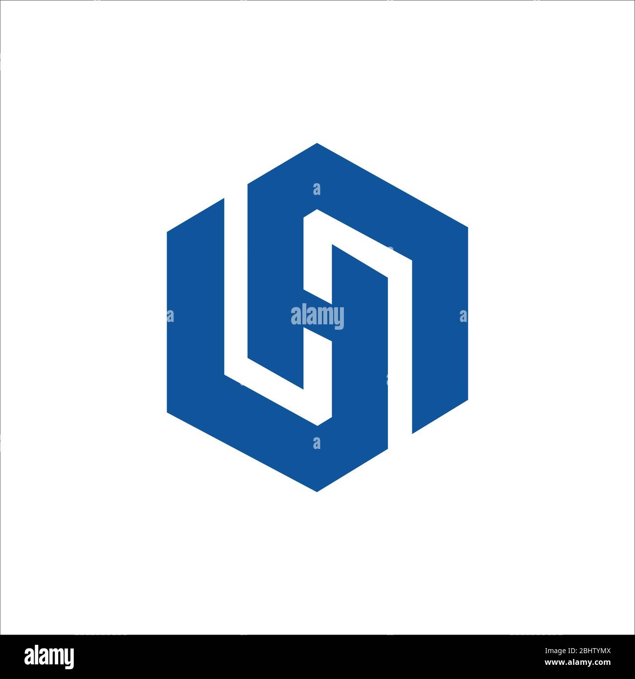 Modello di disegno vettoriale con logo hh o lettera iniziale Illustrazione Vettoriale