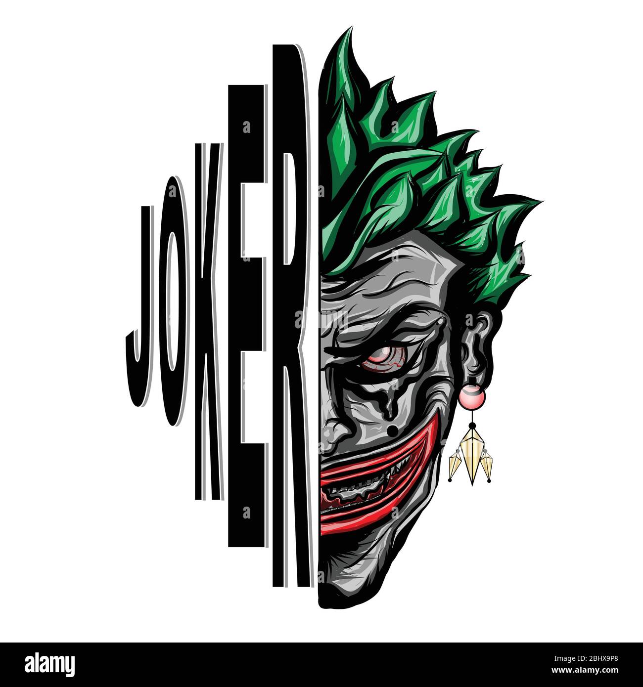 Joker sorriso Immagini senza sfondo e Foto Stock ritagliate - Pagina 2 -  Alamy