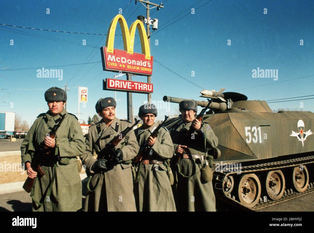 Red Dawn anno: 1984 USA Direttore: John Milius Foto Stock