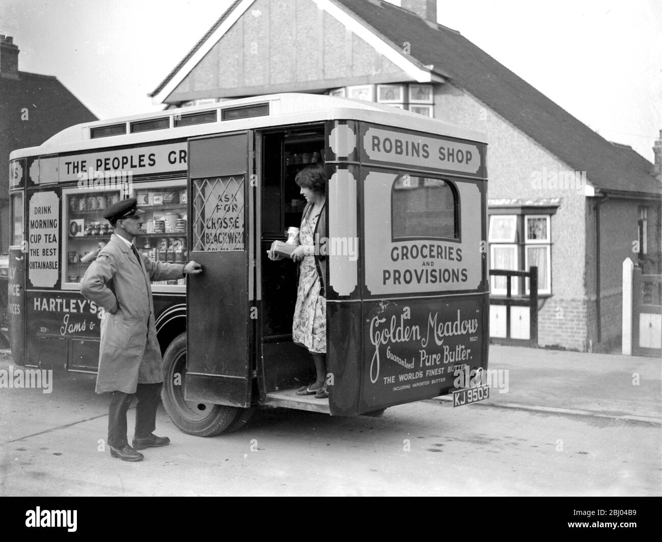 Mobile Shop (Robins Shop Bedford) - 1933 Foto Stock