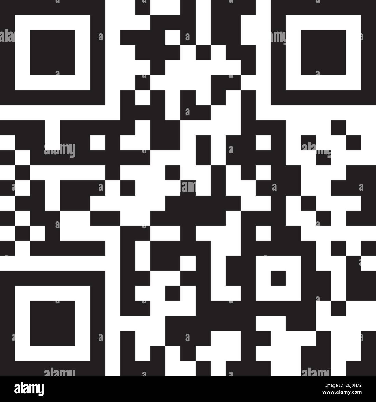 Codice QR scansione astratta simbolo vettoriale per l'identificazione digitale mobile e la sicurezza per il web business Illustrazione Vettoriale