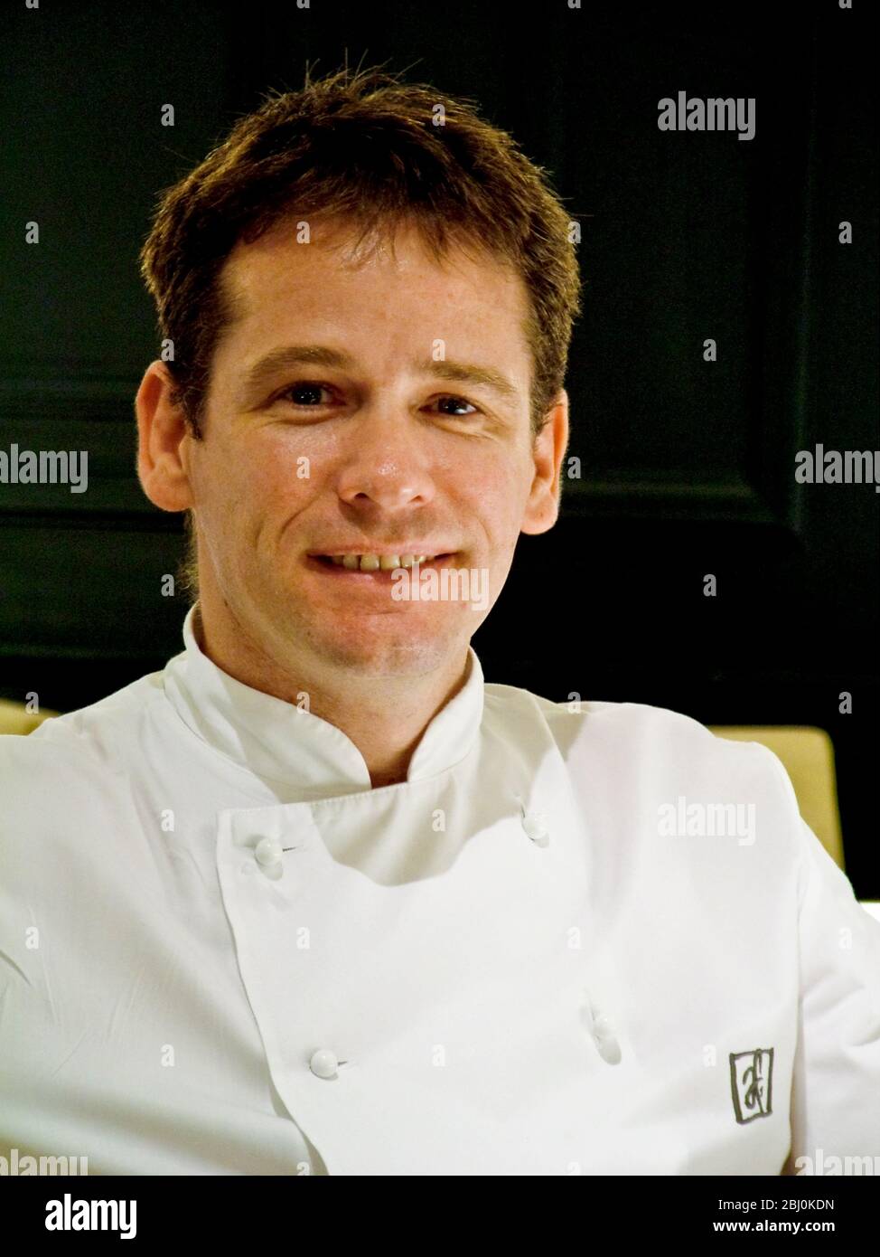 Lo chef Andrew Fairlie all'hotel Gleneagles. - Foto Stock